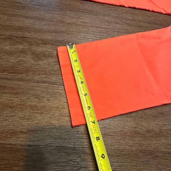 Rafael Bright Coral Straight Leg Casual Summer Capri Pants Womens 12‎ - Picture 7 of 8